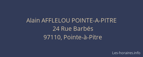 Alain AFFLELOU POINTE-A-PITRE