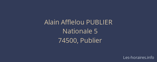 Alain Afflelou PUBLIER