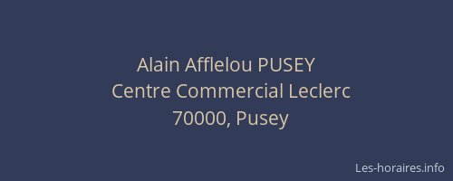 Alain Afflelou PUSEY