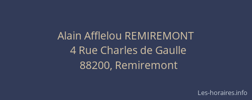 Alain Afflelou REMIREMONT