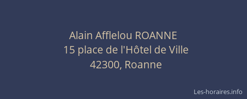 Alain Afflelou ROANNE