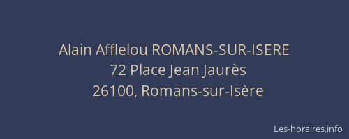 Alain Afflelou ROMANS-SUR-ISERE