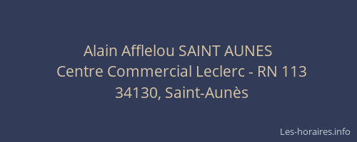 Alain Afflelou SAINT AUNES