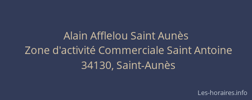 Alain Afflelou Saint Aunès