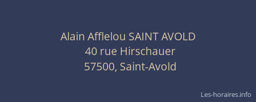 Alain Afflelou SAINT AVOLD