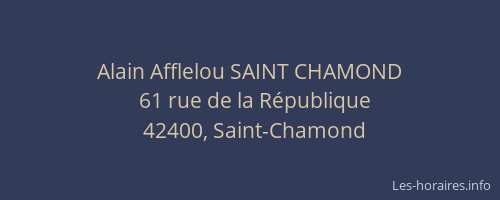 Alain Afflelou SAINT CHAMOND