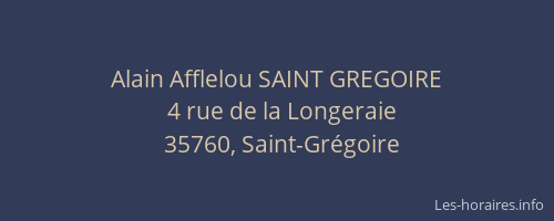 Alain Afflelou SAINT GREGOIRE