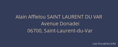 Alain Afflelou SAINT LAURENT DU VAR