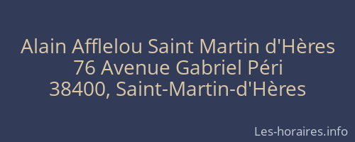 Alain Afflelou Saint Martin d'Hères