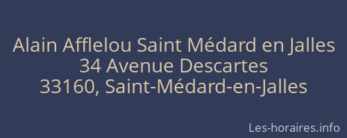 Alain Afflelou Saint Médard en Jalles
