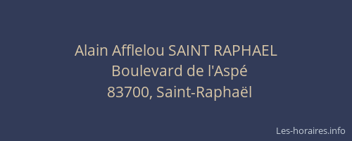 Alain Afflelou SAINT RAPHAEL