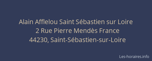 Alain Afflelou Saint Sébastien sur Loire