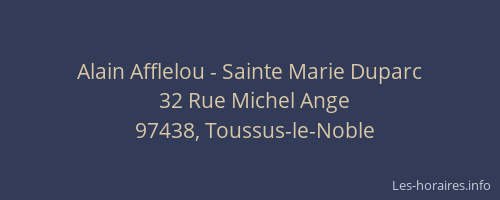 Alain Afflelou - Sainte Marie Duparc