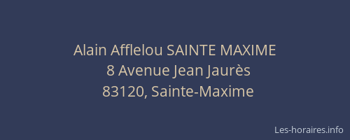 Alain Afflelou SAINTE MAXIME