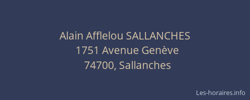 Alain Afflelou SALLANCHES