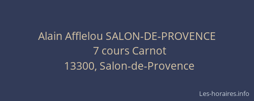 Alain Afflelou SALON-DE-PROVENCE