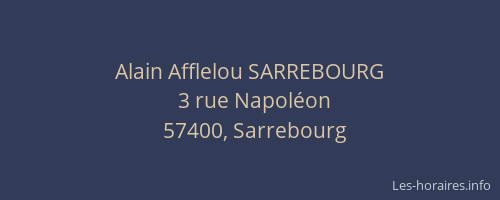 Alain Afflelou SARREBOURG