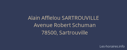 Alain Afflelou SARTROUVILLE