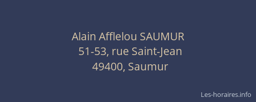 Alain Afflelou SAUMUR
