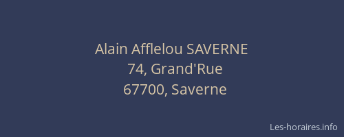 Alain Afflelou SAVERNE