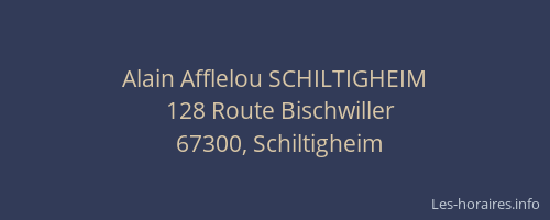 Alain Afflelou SCHILTIGHEIM
