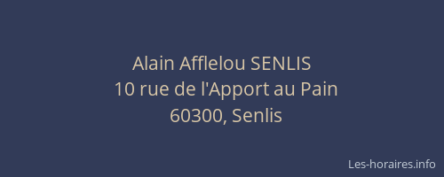 Alain Afflelou SENLIS