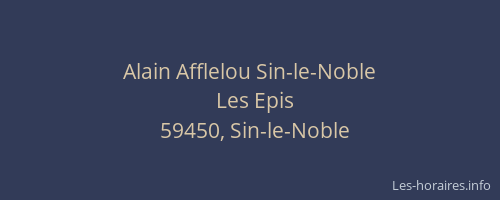 Alain Afflelou Sin-le-Noble