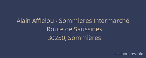 Alain Afflelou - Sommieres Intermarché