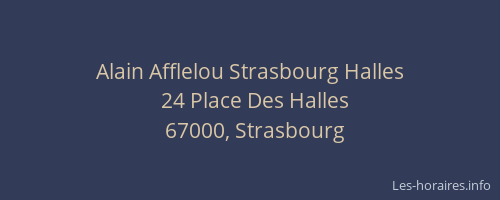 Alain Afflelou Strasbourg Halles