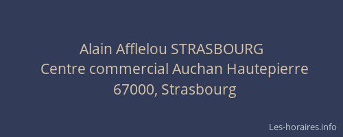Alain Afflelou STRASBOURG