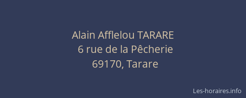 Alain Afflelou TARARE