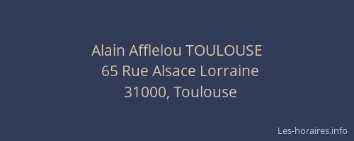 Alain Afflelou TOULOUSE