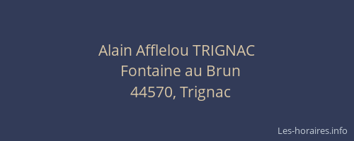 Alain Afflelou TRIGNAC