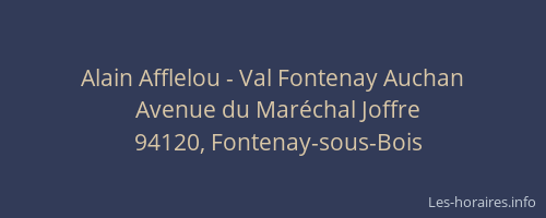 Alain Afflelou - Val Fontenay Auchan