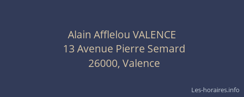 Alain Afflelou VALENCE