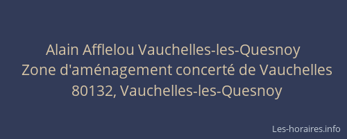 Alain Afflelou Vauchelles-les-Quesnoy