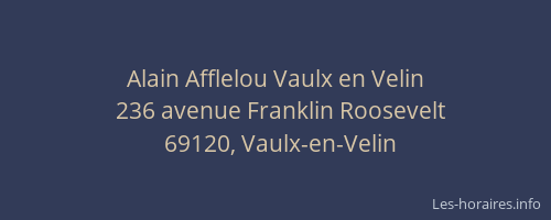 Alain Afflelou Vaulx en Velin