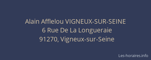 Alain Afflelou VIGNEUX-SUR-SEINE