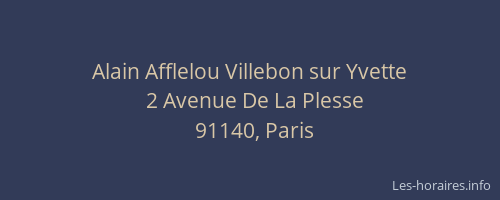 Alain Afflelou Villebon sur Yvette