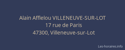 Alain Afflelou VILLENEUVE-SUR-LOT