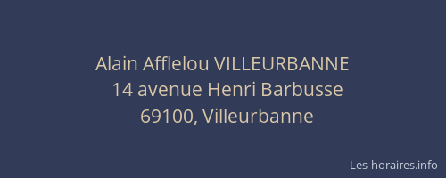 Alain Afflelou VILLEURBANNE