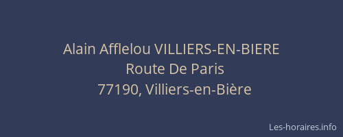 Alain Afflelou VILLIERS-EN-BIERE