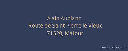 Alain Aublanc