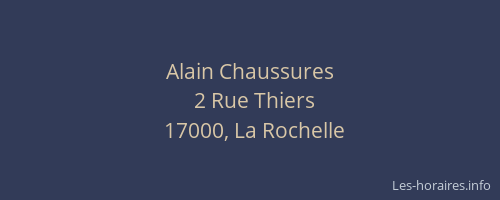 Alain Chaussures
