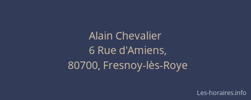 Alain Chevalier
