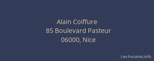Alain Coiffure