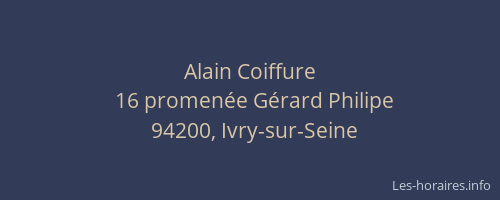 Alain Coiffure