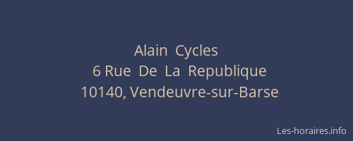 Alain  Cycles