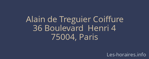 Alain de Treguier Coiffure