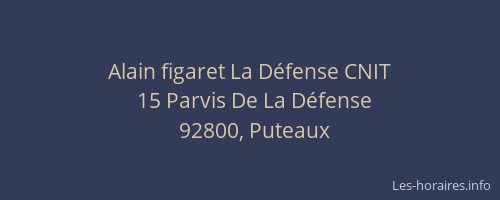 Alain figaret La Défense CNIT